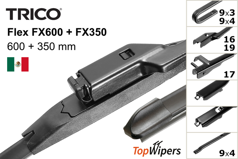 Trico Flex FX600 + Trico Flex FX350