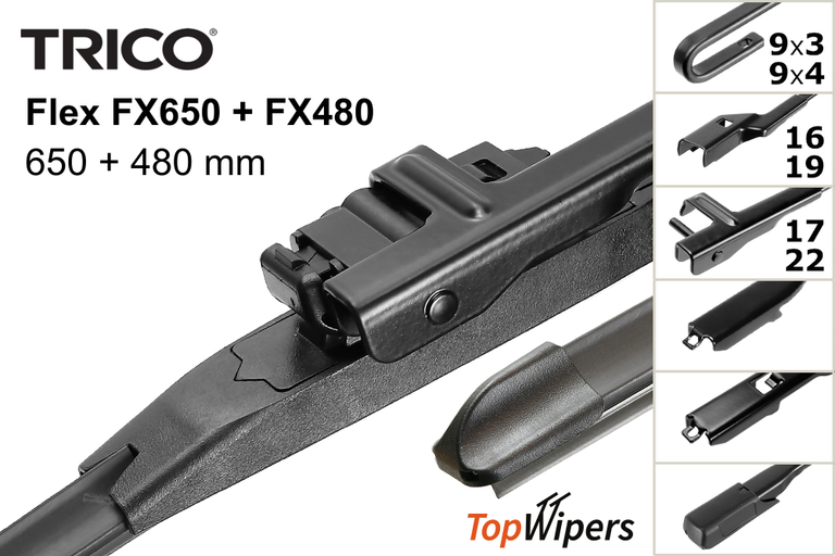 Trico Flex FX650 + Trico Flex FX480