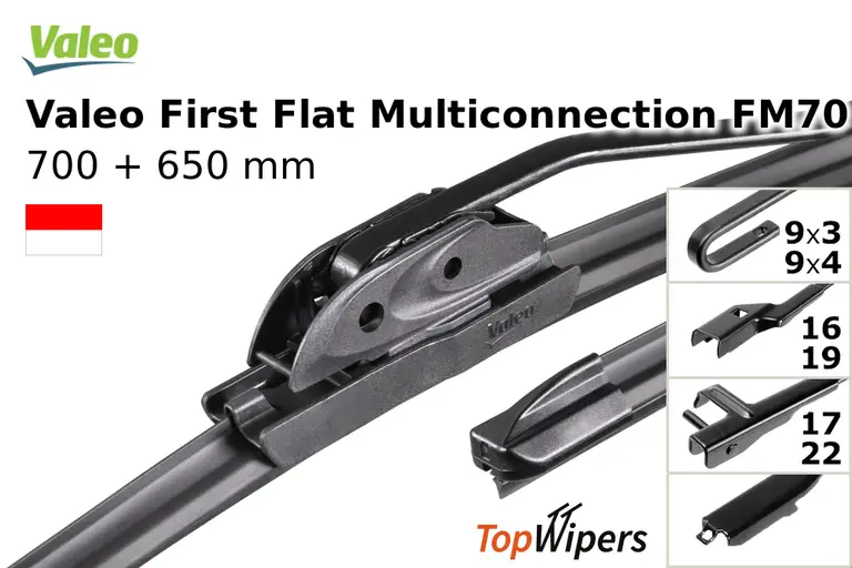 Valeo First Flat Multiconnection FM70 + Valeo First Flat Multiconnection FM65