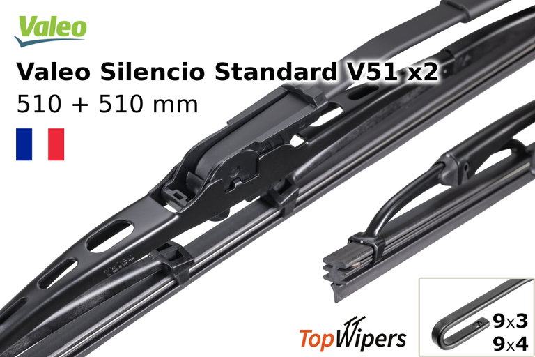 Valeo Silencio Standard V51 + Valeo Silencio Standard V51