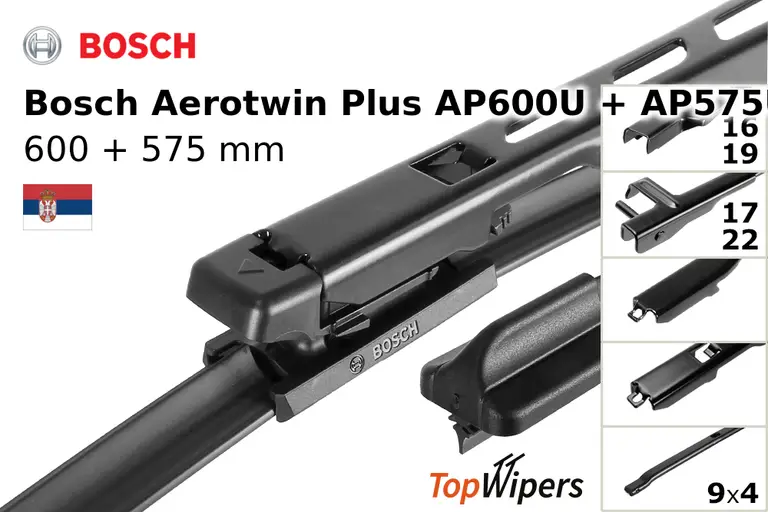 Bosch Aerotwin Plus AP600U + Bosch Aerotwin Plus AP575U