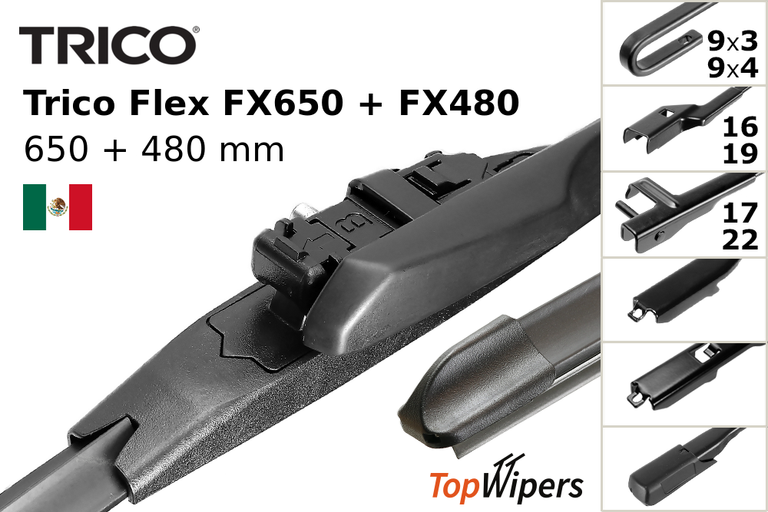 Trico Flex FX650 + Trico Flex FX480