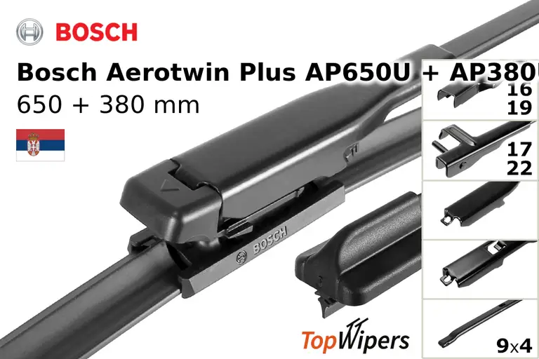 Bosch Aerotwin Plus AP650U + Bosch Aerotwin Plus AP380U