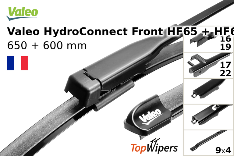 Valeo HydroConnect Front HF65 + Valeo HydroConnect Front HF60