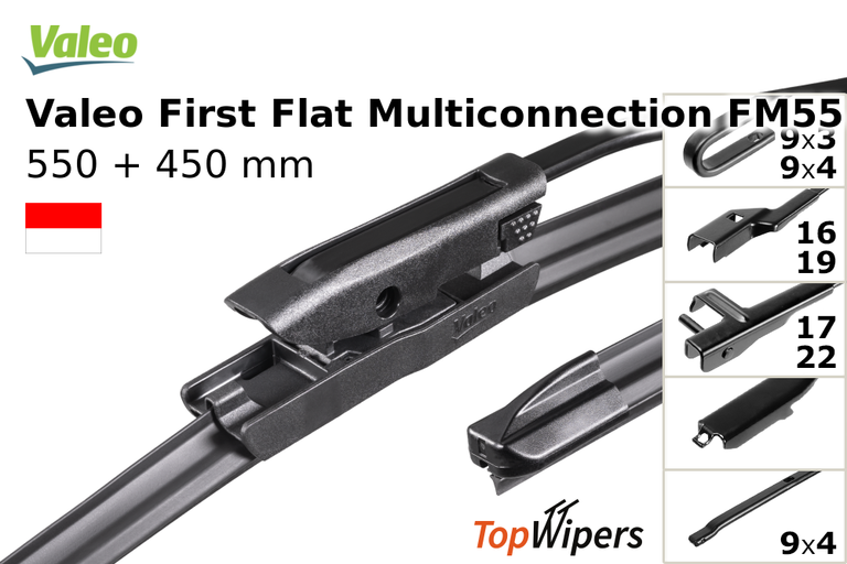 Valeo First Flat Multiconnection FM55 + Valeo First Flat Multiconnection FM45