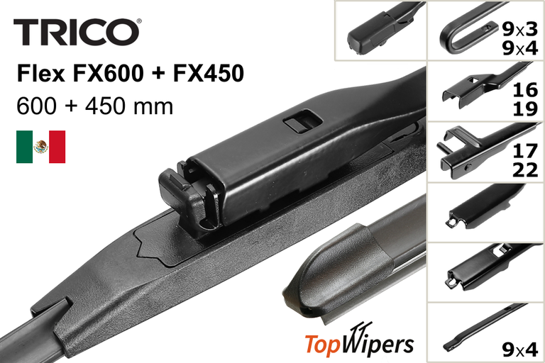 Trico Flex FX600 + Trico Flex FX450