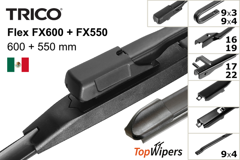 Trico Flex FX600 + Trico Flex FX550