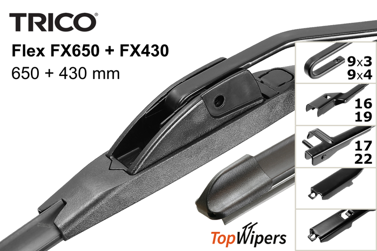 Trico Flex FX650 + Trico Flex FX430
