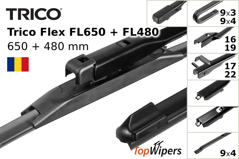 Trico Flex FL650 + Trico Flex FL480