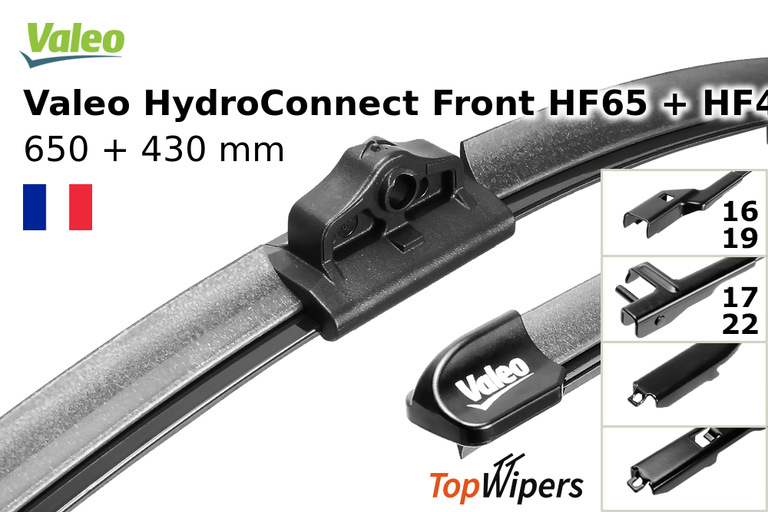 Valeo HydroConnect Front HF65 + Valeo HydroConnect Front HF43