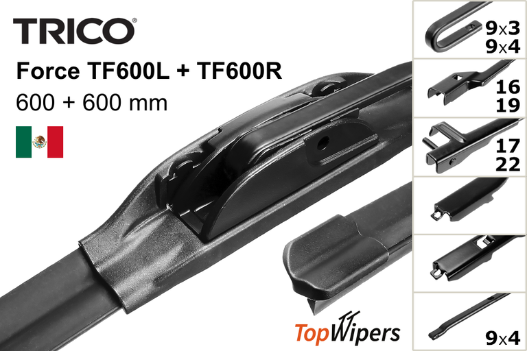 Trico Force TF600L + Trico Force TF600R