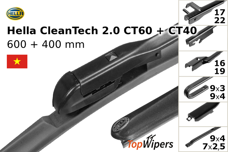 Hella CleanTech 2.0 CT60 + Hella CleanTech 2.0 CT40