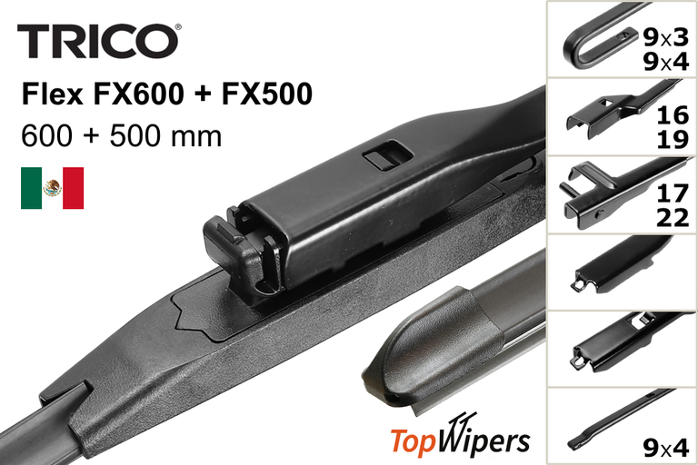 Trico Flex FX600 + Trico Flex FX500