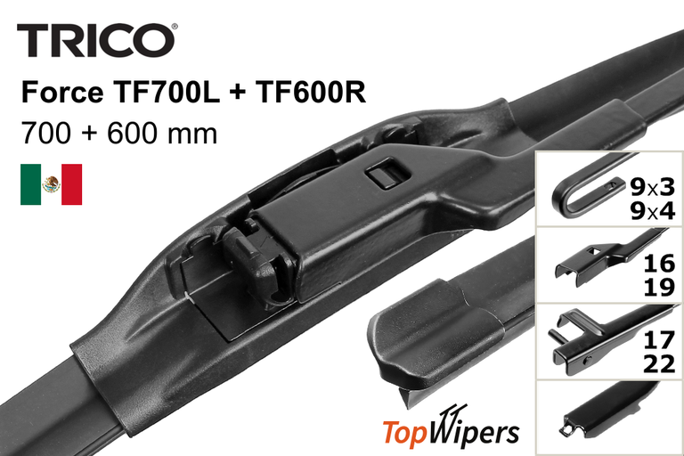 Trico Force TF700L + Trico Force TF600R