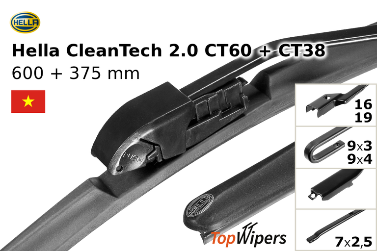 Hella CleanTech 2.0 CT60 + Hella CleanTech 2.0 CT38