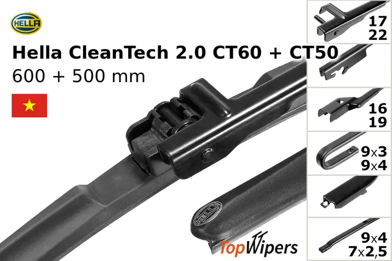Hella CleanTech 2.0 CT60 + Hella CleanTech 2.0 CT50