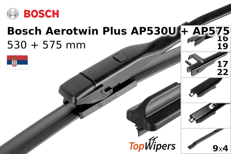 Bosch Aerotwin Plus AP530U + Bosch Aerotwin Plus AP575U