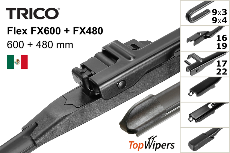 Trico Flex FX600 + Trico Flex FX480