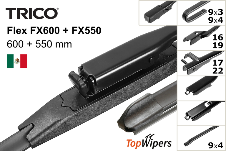 Trico Flex FX600 + Trico Flex FX550