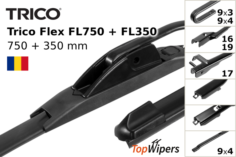 Trico Flex FL750 + Trico Flex FL350