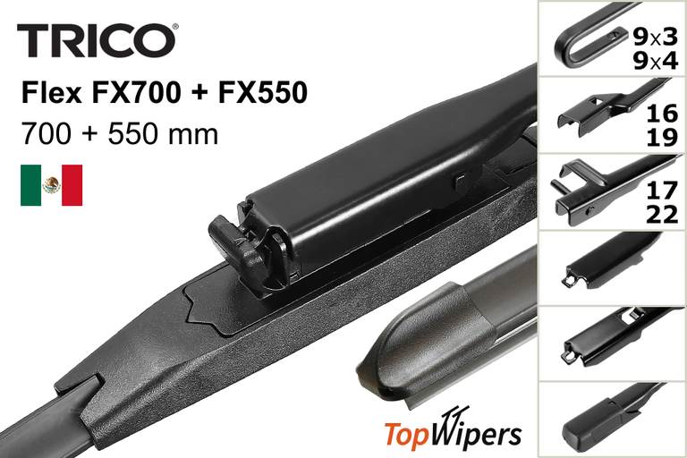 Trico Flex FX700 + Trico Flex FX550