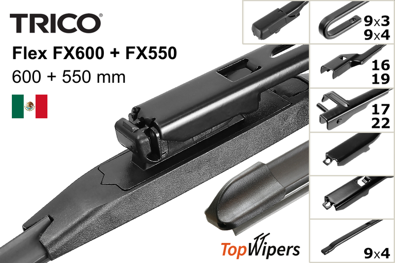 Trico Flex FX600 + Trico Flex FX550