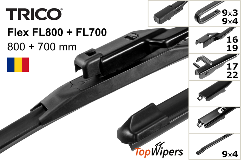 Trico Flex FL800 + Trico Flex FL700