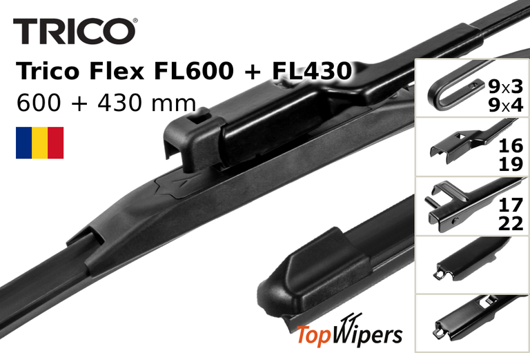 Trico Flex FL600 + Trico Flex FL430