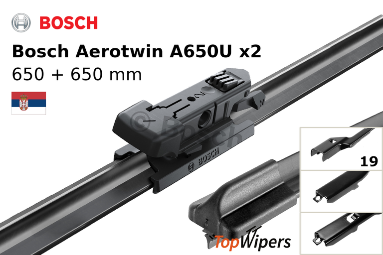 Bosch Aerotwin A650U + Bosch Aerotwin A650U