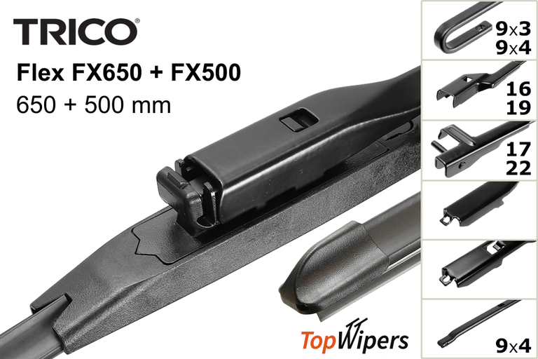 Trico Flex FX650 + Trico Flex FX500
