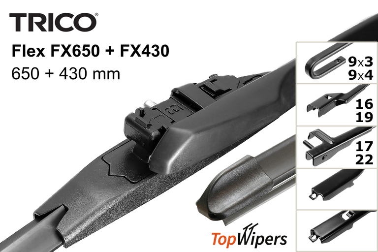 Trico Flex FX650 + Trico Flex FX430