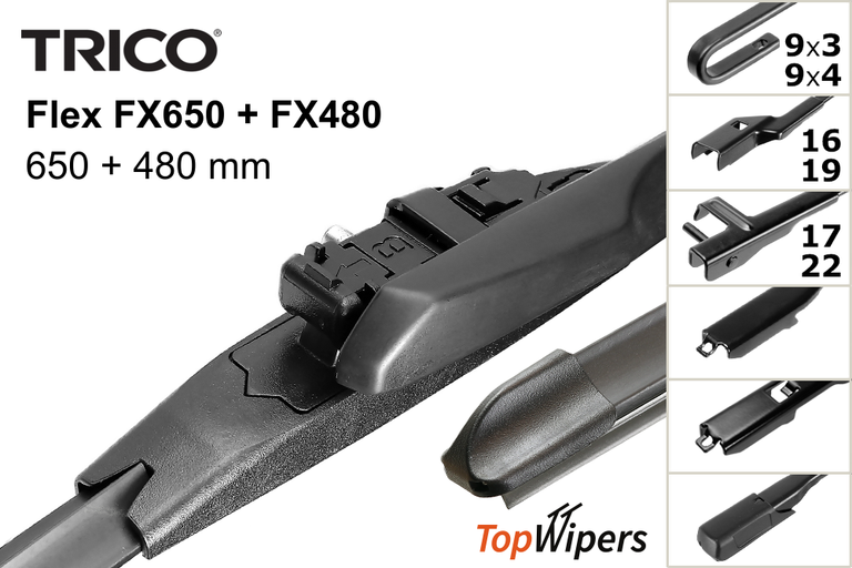 Trico Flex FX650 + Trico Flex FX480