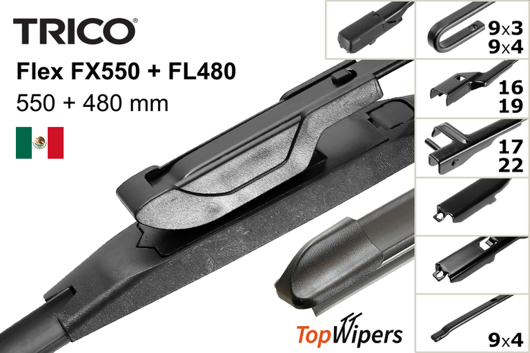 Trico Flex FX550 + Trico Flex FL480