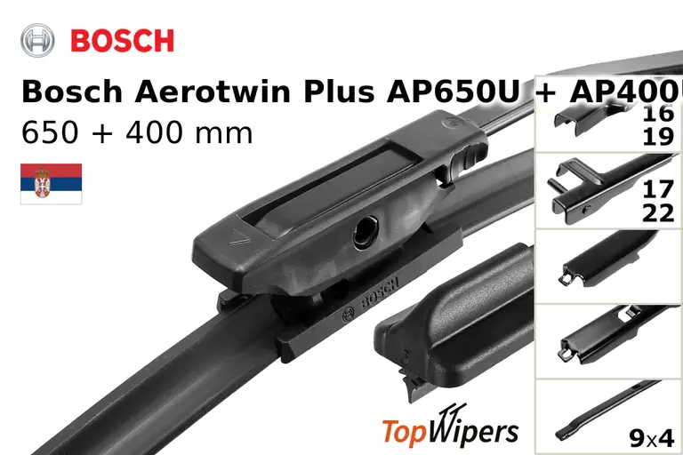Bosch Aerotwin Plus AP650U + Bosch Aerotwin Plus AP400U