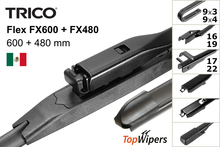Trico Flex FX600 + Trico Flex FX480