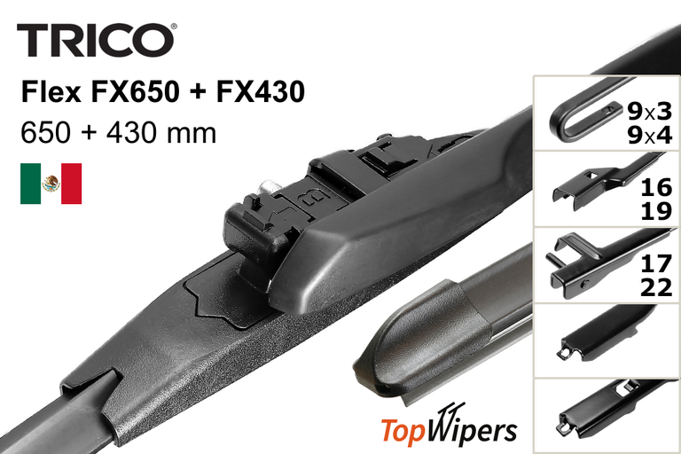 Trico Flex FX650 + Trico Flex FX430