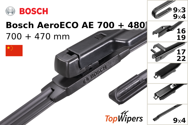 Bosch AeroECO AE 700 + Bosch AeroECO AE 480