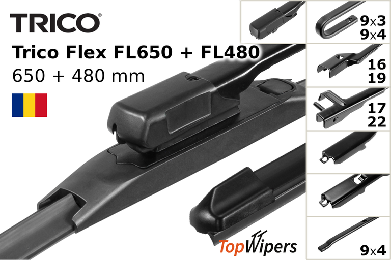 Trico Flex FL650 + Trico Flex FL480