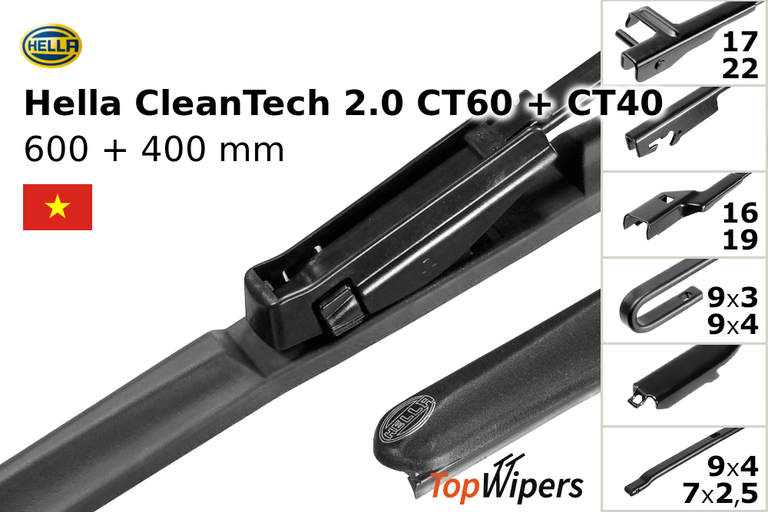 Hella CleanTech 2.0 CT60 + Hella CleanTech 2.0 CT40