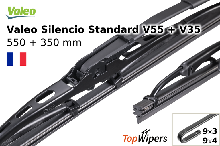 Valeo Silencio Standard V55 + Valeo Silencio Standard V35