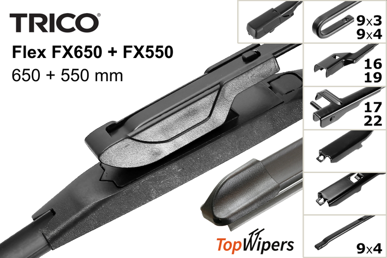 Trico Flex FX650 + Trico Flex FX550