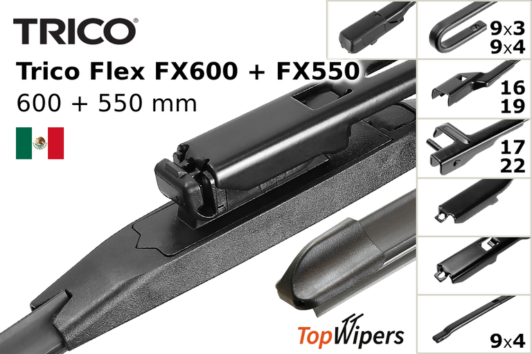 Trico Flex FX600 + Trico Flex FX550