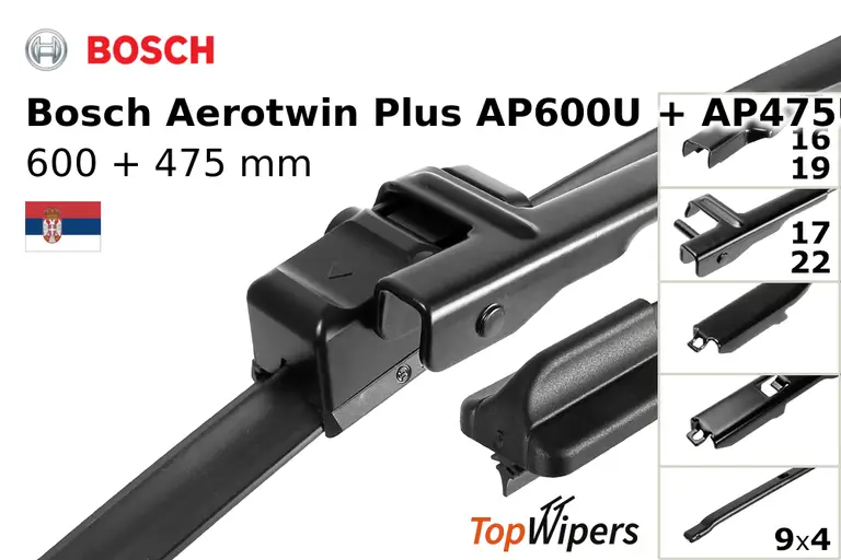 Bosch Aerotwin Plus AP600U + Bosch Aerotwin Plus AP475U