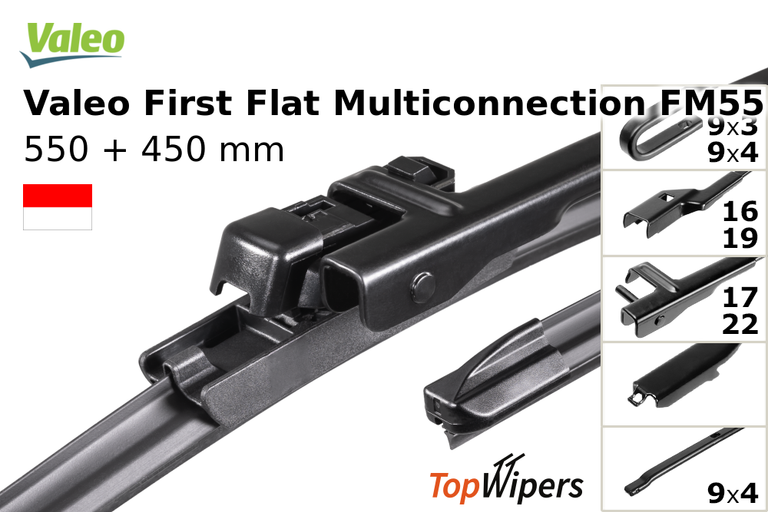 Valeo First Flat Multiconnection FM55 + Valeo First Flat Multiconnection FM45
