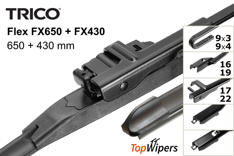Trico Flex FX650 + Trico Flex FX430