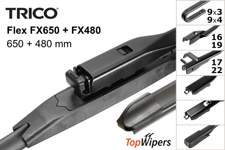 Trico Flex FX650 + Trico Flex FX480