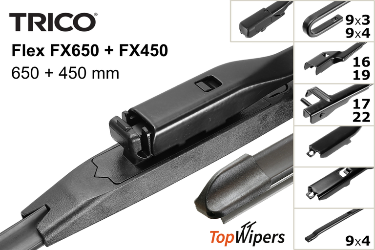 Trico Flex FX650 + Trico Flex FX450