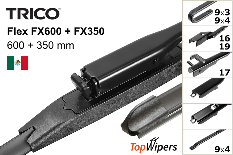 Trico Flex FX600 + Trico Flex FX350