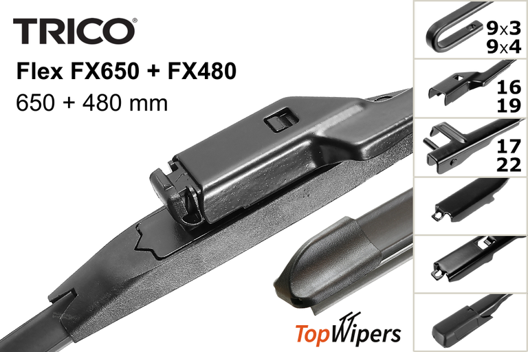 Trico Flex FX650 + Trico Flex FX480