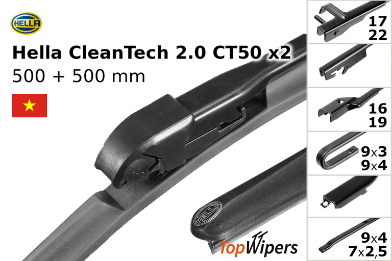 Hella CleanTech 2.0 CT50 + Hella CleanTech 2.0 CT50